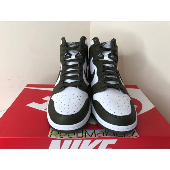 Nike Dunk High White Cargo Khaki mens 11.5us - Picture 2 of 5